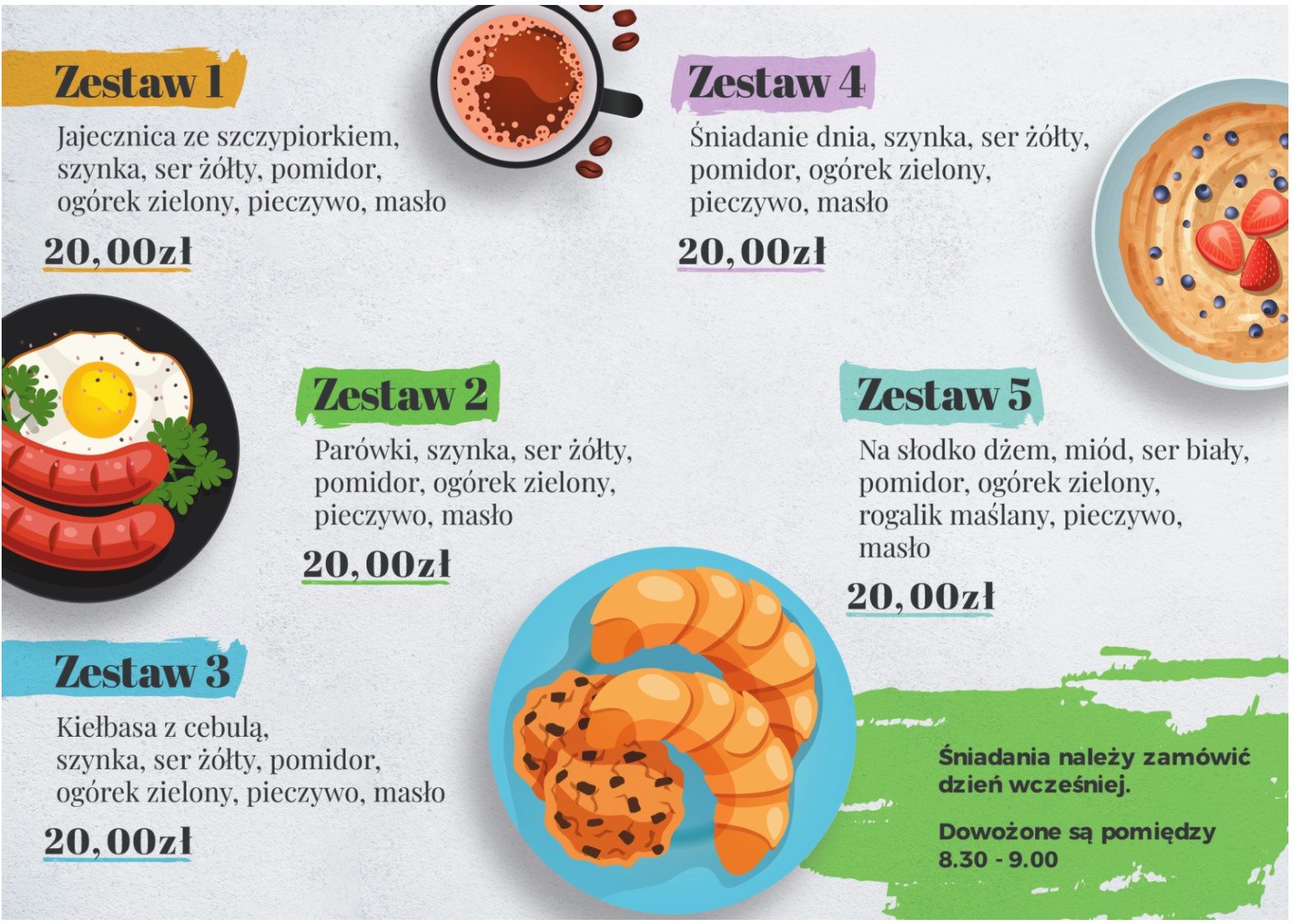 noclegi zator - sniadania